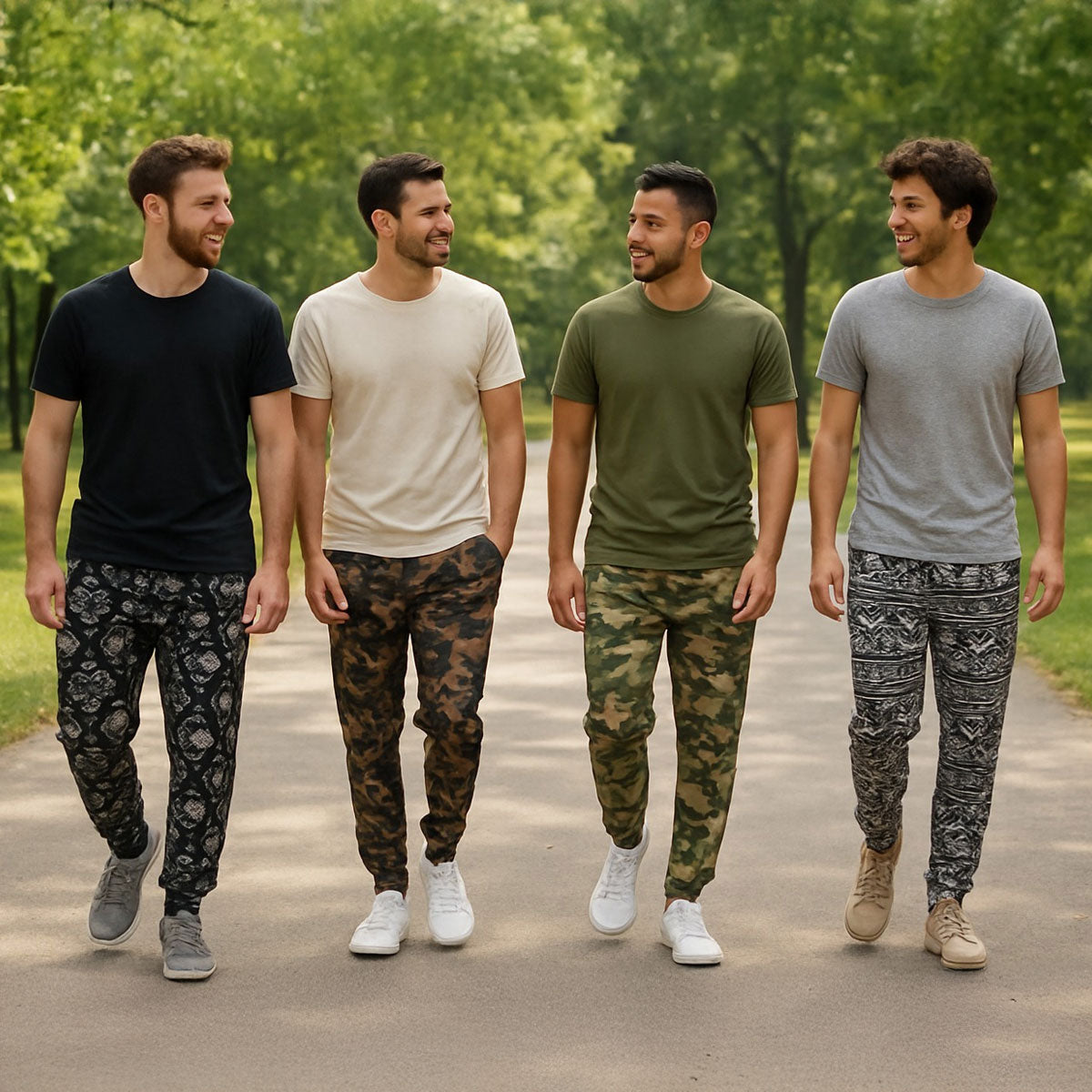 Full Print Track Pant