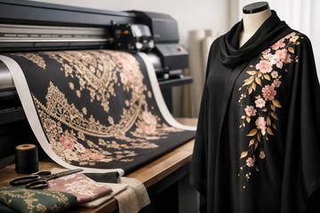 Abaya Fabric Printing for Custom Collections