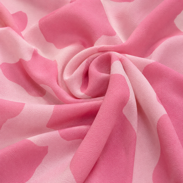 Crepe Two Tone Fabric – Pink