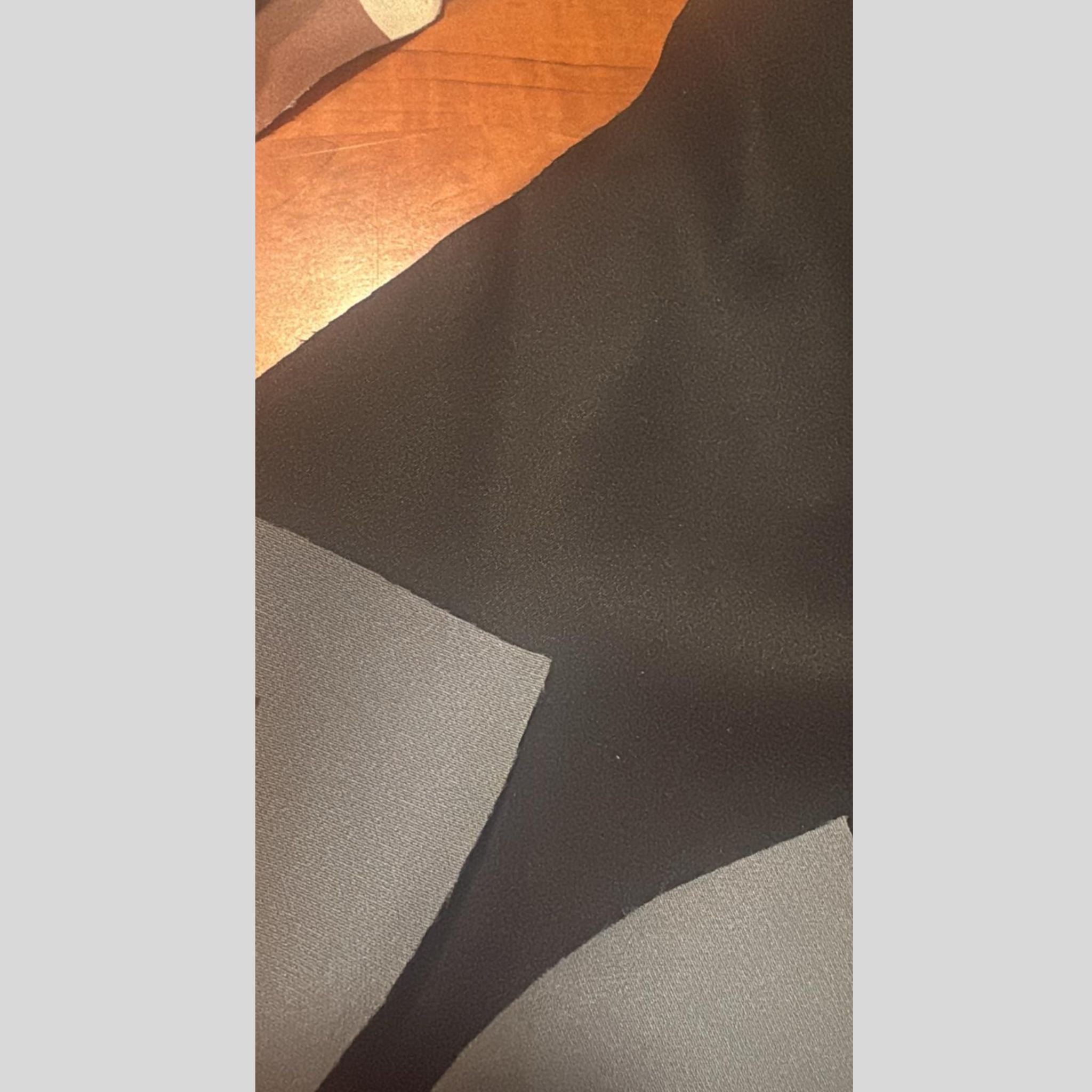 Crepe Two Tone Fabric – Grey