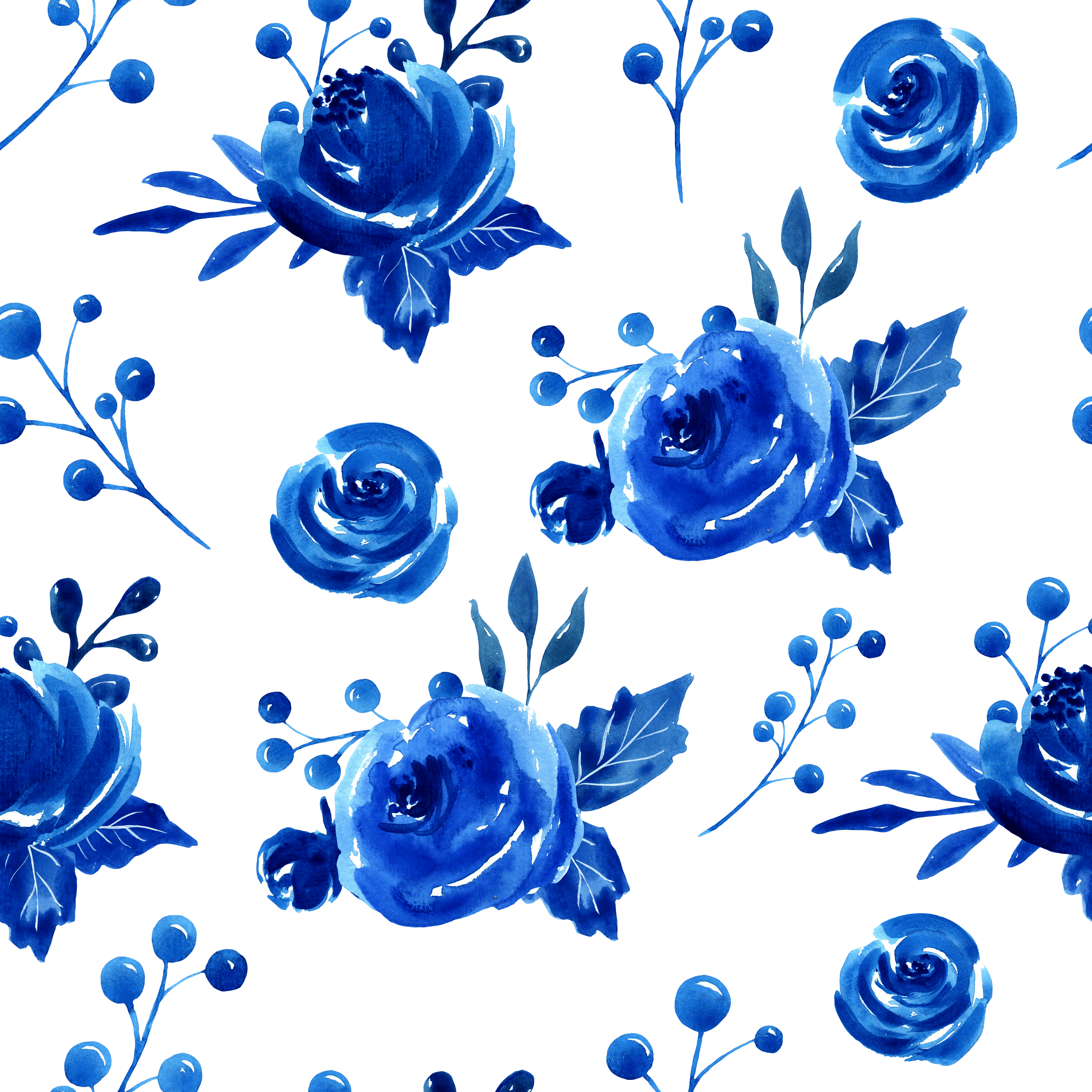 Indigo Water Color